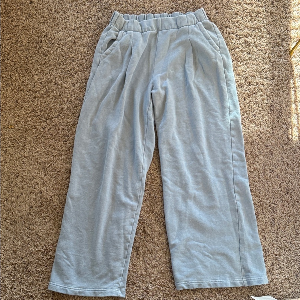Aerie Sky Blue Wide Leg Pants